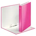Leitz WOW - Ringperm - bokryggbredde: 40 mm - for A4 Maxi - kapasitet: 250 ark - metallisk rosa