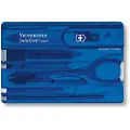 Victorinox Swisscard multiverktøy, sapphire skinblist