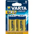 Varta Longlife 04120 - Batteri 2 x D - Alkalisk