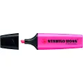 Stabilo BOSS ORIGINAL, 1 stykker, Rosa, Meisel tupp, Sort, Rosa, Rektangel, 2 mm