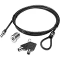 HP Master Keyed Docking Station Cable Lock - Sikkerhetskabellås - for EliteBook 84XX, 8540, 8770 ZBook 14u G6, 15u G2, 15u G3, 15u G4, 15u G5, 15u G6, 17 G2