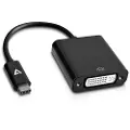 V7 - Ekstern videoadapter - USB-C - DVI - svart