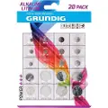 Grundig Knappcellebatteri 20-pak