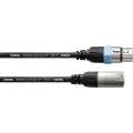 Cordial INTRO CCM 2.5 FM, XLR (3-pin), Hankjønn, XLR (3-pin), Hunkjønn, 2,5 m, Sort