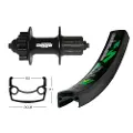 Exal Winora Xl 25 Disco Gt Deore Xt Mtb Bakhjul