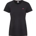 Levi's for woman. 39185-0008 T-shirt Perfect black (M), Casual, Cotton, Short sleeve, Sustainable