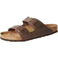 Birkenstock unisex. 52531 Sandals Arizona Natural Leather Oiled (40), Brown, Flat, None, Casual