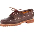 Timberland for woman. TB0513042141 Noreen brown leather boat shoes (42 W), Flat, Laces, Casual