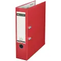 Leitz Brevordner 180 PP A4/80mm Rød