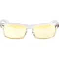 Gunnar Optiks Enigma, Rektangel, Spilling, Gjennomsiktig, Nylon-polymer, Bred passform, Rav