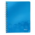 Leitz Notesbog, Leitz WOW, A5, linjeret, 80 ark, 80 g, blå