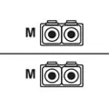 IBM - Fibre Channel-kabel - LC (hann) til LC (hann) - 13 m - fiberoptisk - for System Storage TS3100 Tape Library