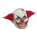 Ghoulish Klovnemaske med rødt hår
