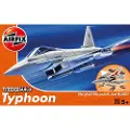 Airfix Eurofighter Typhoon, Flymodell med fastvinge, Monteringssett, Eurofighter Typhoon, 27 stykker, 5 år, Militært luftfartøy