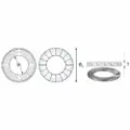 Lemvigh-Muller 4 mm SFA4 sikrings skive - (200 sæt)