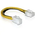DeLOCK - Strømkoblingsadapter - 4-pin ATX12V (hann) til 8-pins EPS12V (hunn) - 15 cm