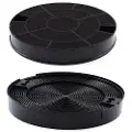 Wpro CHF029/1, Filter til kjøkkenhette, Sort, Karbon, Whirlpool, 33 mm, 250 g