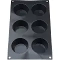 Patisse muffins form 29 x 17 cm svart silikon 6 lommer
