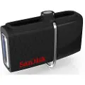 SanDisk Ultra Dual - USB-flashstasjon - 64 GB - USB 3.0 / micro USB