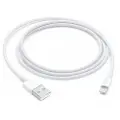 Apple MD818ZM/A, 1 m, Lightning, USB A, Hankjønn, Hankjønn, Hvit