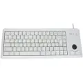 Cherry Compact-Keyboard G84-4400 - Tastatur - USB - Engelsk - lysegrå