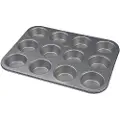 Patisse Muffinsform 12 stk 35 cm Sølv Universal topp