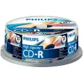 Philips CR8D8NB25 - 25 x CD-R - 800 MB (90min) - spindel