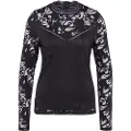 Vila Stasia Lace Langarmet T-skjorte
