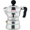 Alessi Moka, Moka gryte, Aluminium, Aluminium, 70 mm, 138 mm