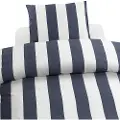 Borganäs of Sweden Borganäs of Sweden2-delt Sett Block StripeBlåSengesettFra Homeroom