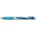 Pentel EnerGel Xm, Uttrekkbar gelépenn, Lyseblå, Blå, Sølv, Plast, Gummi, Rund, 0,35 mm