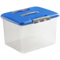 Curver Optima Box Blue 30L With Handle