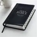 Christian Art Gifts KJV Standard Size Thumb Index Edition: Black