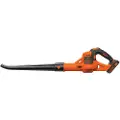 Black & Decker GWC1820PC, Håndholdt løvblåser, 209 km/t, Sort, Oransje, Blåsende, 18 V, Lithium