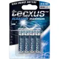 Tecxus Micro LR 03 AAA - Batteri 4 x AAA - Alkalisk