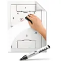 Legamaster Whiteboard Legamaster Magic-chart, ulinjeret, 25 ark