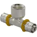 Uponor MLC pres T-stk mf.50-1-50 - til gulvvarme- og brugsvand- og radiatorsystemer