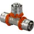 Uponor MLC pres T-stk 40-40-40mm - til gulvvarme- og brugsvand- og radiatorsystemer