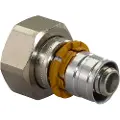 Uponor S-Press PLUS preskobling med omløber og pakning muffe/muffe 20 mm x 3/4
