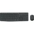 Logitech MK235 - Tastatur- og mussett - trådløs - 2.4 GHz - Pan Nordic