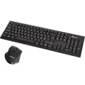 Sandberg DesktopSet - Tastatur- og mussett - trådløs - 2.4 GHz - Norsk