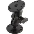 Ram Mounts To Runde Plater B Størrelse Kort Arm Universell Dobbel Ball Mount