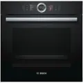 Bosch Serie | 8 HBG676ES1 - Ovn - innebygd - Wi-Fi - fordypning - bredde: 56 cm - dybde: 55 cm - høyde: 58.5 cm - med selvrens - Klasse A+ - svart