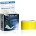 Seiko Instruments Instruments SLP-1YLB - Gul - 28 x 89 mm 260 etikett(er) (2 rull(er) x 130) adresselapper - for Smart Label Printer 440, 440 Office Administration Pack, 450, 620, 650, 650SE