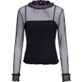 Urban Classics Double Layer Meh Langarmet T-skjorte