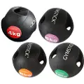 Gymstick Medisinball I Gummi Med Håndtak 4kg