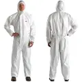 3M 4510, Hvit, XL, Voksen, Unisex, Glidelås, Front