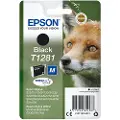 Epson T1281 - M-størrelse - svart - original - blære med RF/lyd-alarm - blekkpatron - for Stylus S22, SX230, SX235, SX420, SX430, SX435, SX438, SX440, SX445 Stylus Office BX305