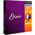 Elixir Acoustic 80/20 Bronze Nanoweb Custom Light 11-52