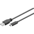 Goobay USB-A <-> USB-C - 1m - Svart